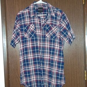 Akademiks short sleeve button shirt Men's size 2XL